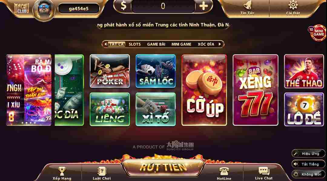 Slot game tại cổng game Macau Club với thế mạnh là phần thưởng siêu to khổng lồ